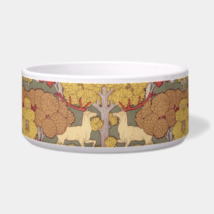 Écuelle Motif Vert Sauge Forêt Cerf Stag Vintage