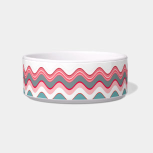 Écuelle Motif Zigzag bleu rose