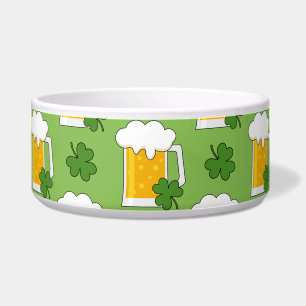 Écuelle Mug de bière irlandaise avec Motif Shamrock Clover