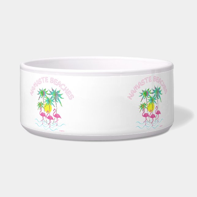 Écuelle Namaste Beaches Yoga Tropic Cute Doggie Graphisme (Droite)