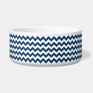 Écuelle Navy Zigzag, Navy Chevron, Motif géométrique