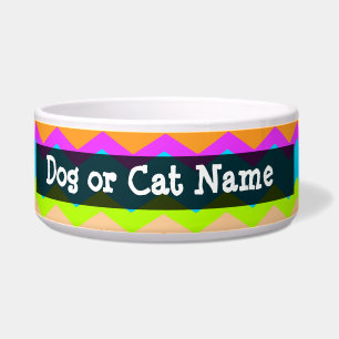 Écuelle Neon Rainbow Zigzag