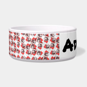 Écuelle Nom de Newfypoo drôle pour motif de Noël