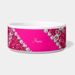Écuelle Nom rose rose parties scintillant infirmière casqu