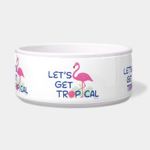 Obtenons un Flamant rose Tropical Cute Doggie Desi