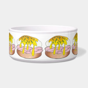 Écuelle Oeufs de jambon Benedict Petit déjeuner Brunch Nou