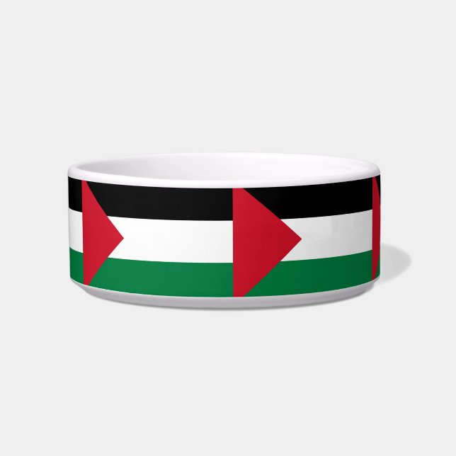 Écuelle officiellement le drapeau de l'État de Palestine (Devant)