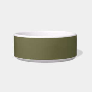 Écuelle Olive vert Terre couleur solide Imprimer