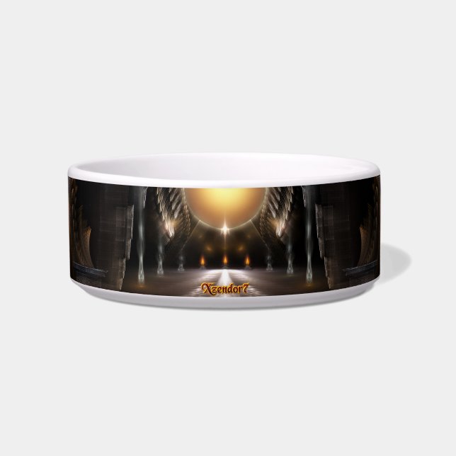 Écuelle Orbe D'Acrellis Fractal Art Pet Bowl (Devant)