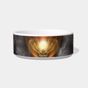 Écuelle Orbe D'Art Fractal Léger Pet Bowl