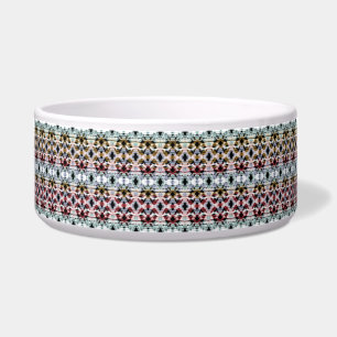Écuelle Ornement ethnique. Ikat.