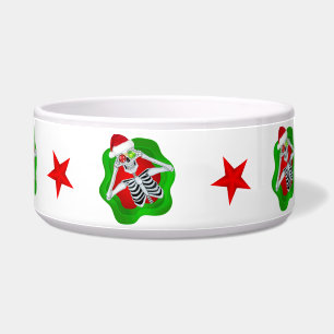 Écuelle Ornements de Noël Squelette Red Green Stars