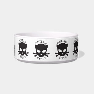 Écuelle Outlaw Kitty Food Bowl