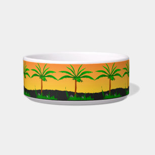 Écuelle Palm Tree Pet Bowl