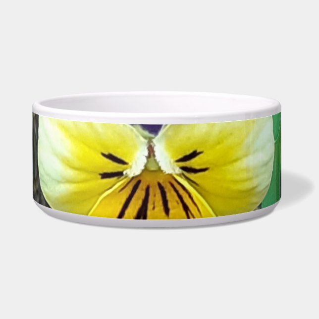 Écuelle Pansons violettes et jaunes (Devant)