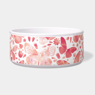 Écuelle Papillons Aquarelle Corail Pink Bowl