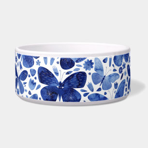Écuelle Papillons Aquarelle Indigo Blue