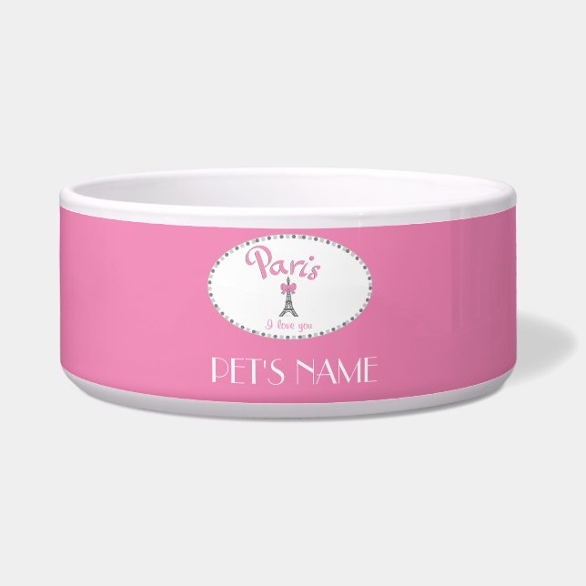 Écuelle "Paris I Love You" - Personnalisable (Devant)