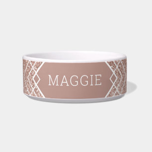 Écuelle Parties scintillant en cuivre or rose Boho Motif P