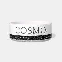 Parties scintillant noire Sparkle Nom de l'animal 
