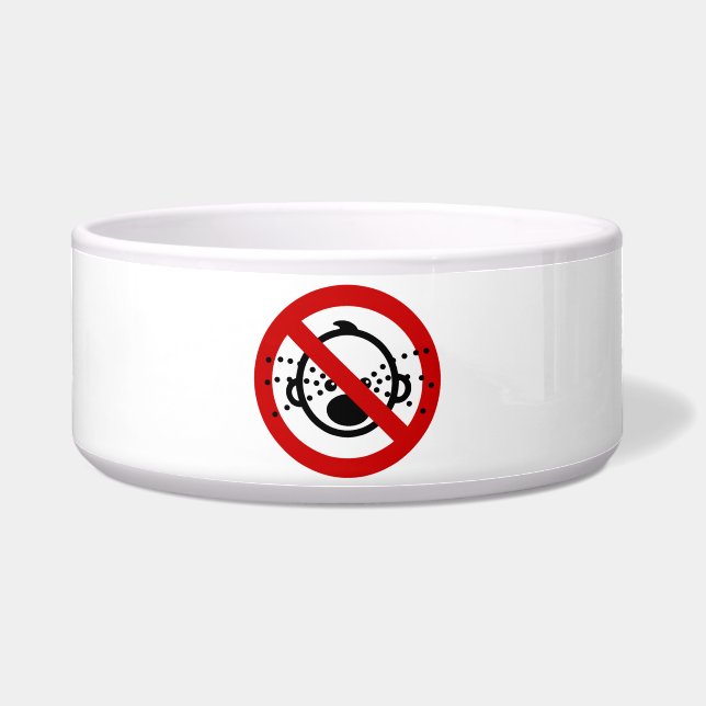 Écuelle PAS de pleurnicheurs ⚠ Panneau de l'aéroport thaïl (Devant)