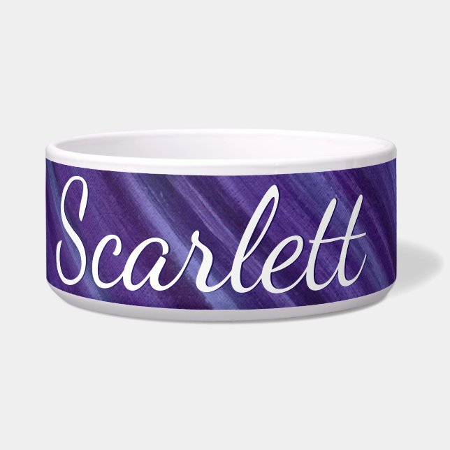 Écuelle Passion violette | Violet Lavande de prune brosse (Devant)