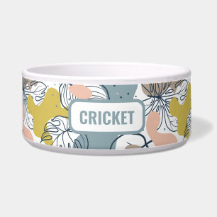 Écuelle Pastel couleurs formes organiques motif monogramme