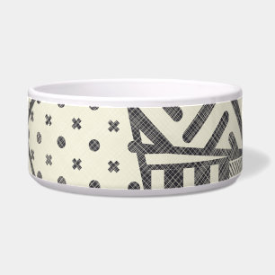Écuelle Patchwork rétro : Conception géométrique Abstraite