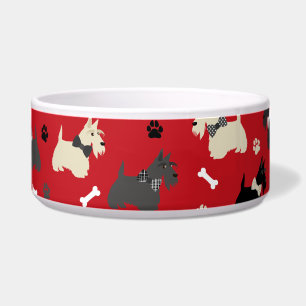 Écuelle Pâtes et os de Terrier écossais
