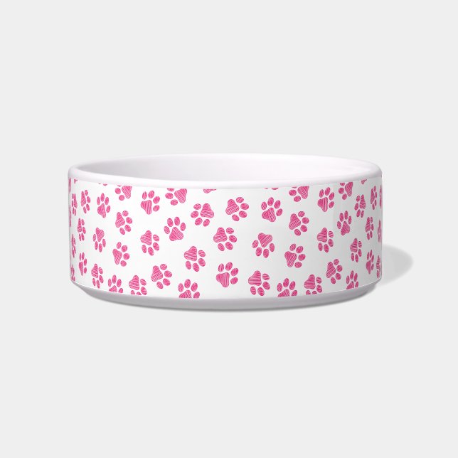 Écuelle Patrouilles De Doodle, Paws De Chien, Paws Roses (Devant)
