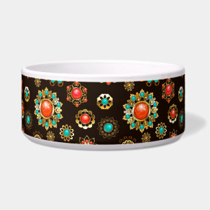 Écuelle Pattern de Ethnic Brooches Seamless