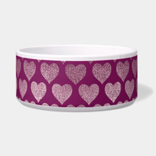 Écuelle Patters de Rose Gold Heart