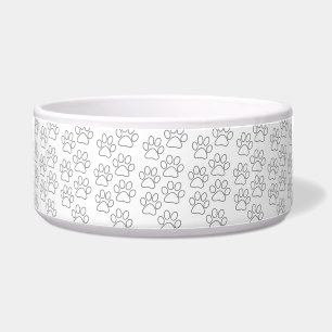 Écuelle Pattes de chiot empreintes de chien papa chiot mam