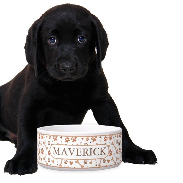 Écuelle Pattes et os personnalisés (Créateur téléchargé)