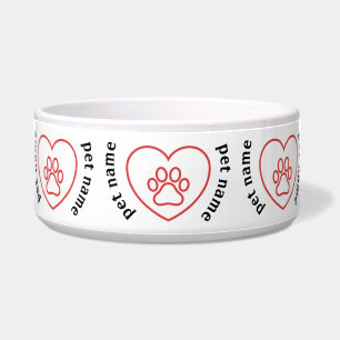 Écuelle Paw Love Chien Bowl