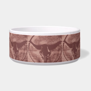 Écuelle Pays Ouest Longhorns Bull Skull Cowboy Cadeaux