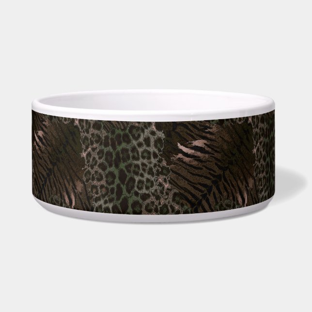 Écuelle Peau de tigre léopard tendance (Devant)