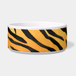 Écuelle Peaux de tigre rayées modernes Impression gros cha