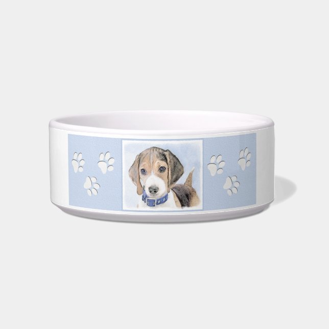 Écuelle Peinture beagle - Cute Original Chien Art (Droite)