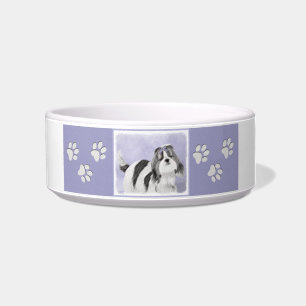 Écuelle Peinture de Chih Tzu - Beau art original de Chien