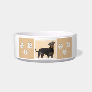 Écuelle Peinture de Manchester Terrier Art Animalier Origi