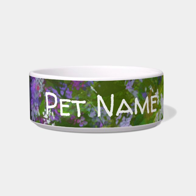 Écuelle Peinture fleur sauvage Impasto - Art Fleur Origina (Gauche)