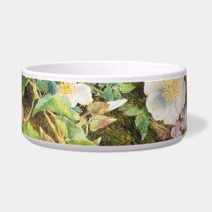 Écuelle Peinture florale de fleurs de pétunias vintage jol