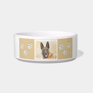 Écuelle Peinture Malinoise belge - Cute Original Chien Art