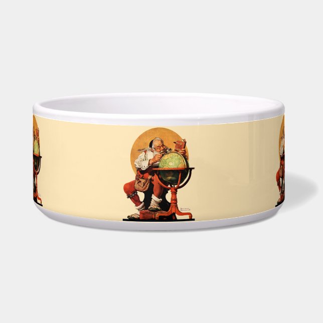 Écuelle Père Noël au globe (Devant)