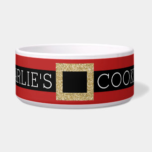 Écuelle père Noël Buckle Nom de la Parties scintillant per