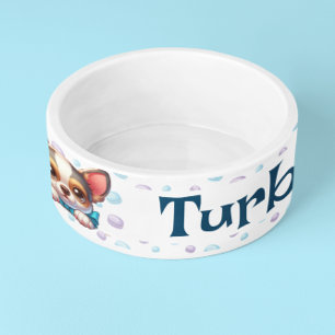Écuelle Personnalisé Chien Chat Pet Bowl Dish Cadeau