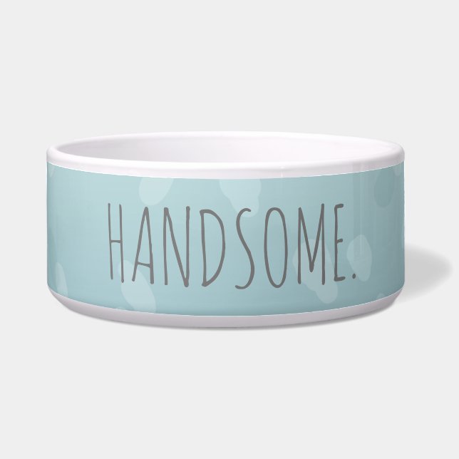 Écuelle Personnaliser Chic Aquarelle Ombre (Devant)