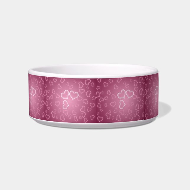 Écuelle Pet Bowl à fleurs roses (Devant)