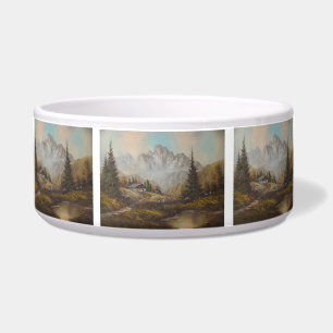 Écuelle Pet Bowl Ann Hayes Peinture Rêve Bavarois